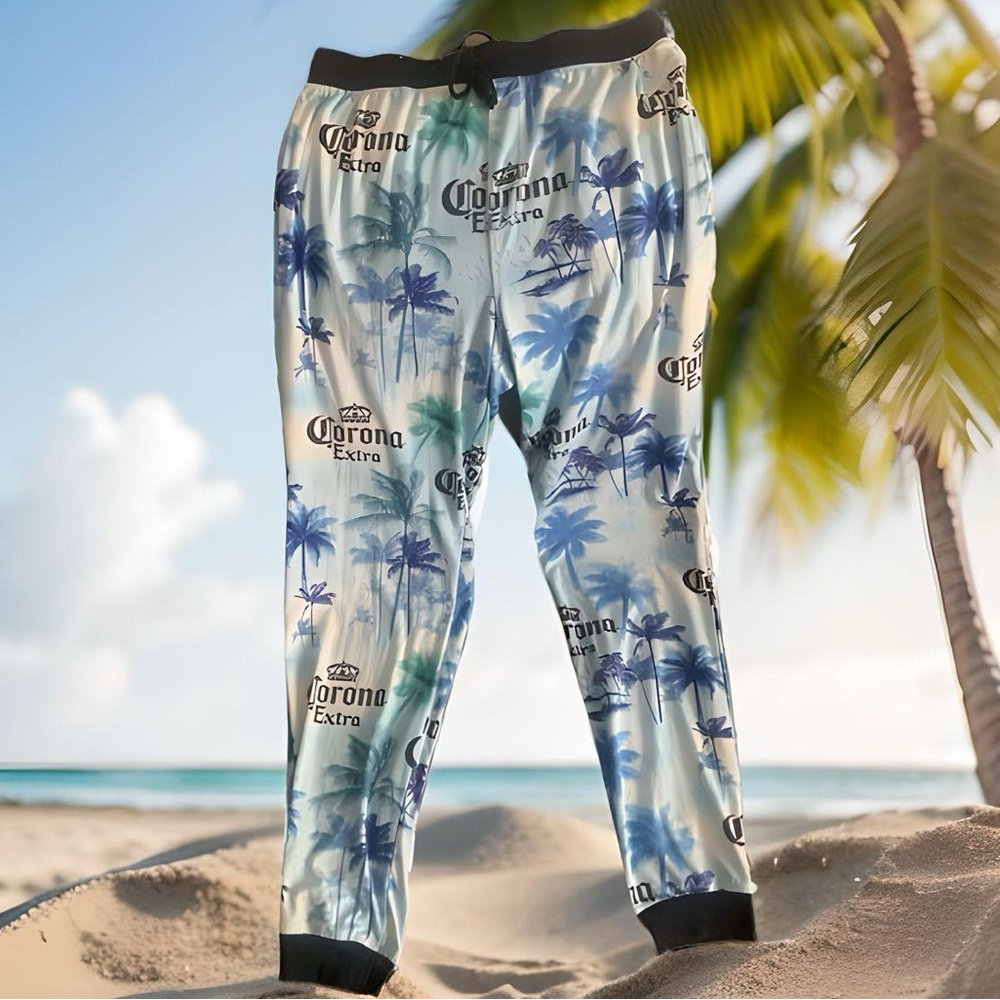 Pre Owned Women’s Men’s Corona Extra Sleep Lounge Pants Sz Lg Unisex